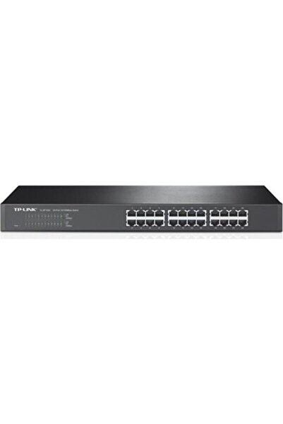 TP-LINK TL-SF1024 24 Port 10-100 Mbps Switch Çelik Kasa Rack Mount