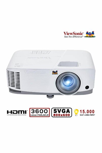 ViewSonic PA503S 3800 Ansilümen 800x600 SVGA 3D DLP Projeksiyon Cihazı