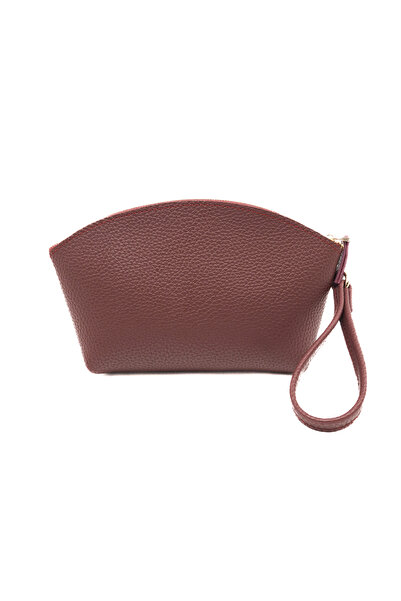 Yul Atelier Fermuarlı Makyaj Çantası – Minimal Kavisli Tasarım