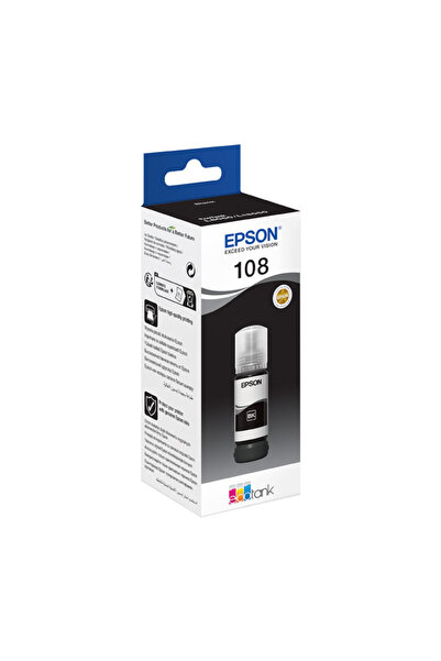 EPSON 108 T09C1 Black Siyah Şişe Mürekkep T09C14A L18050-L8050