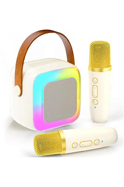 Genel Markalar SY13 İki Mikrofonlu Gold Karaoke Speaker