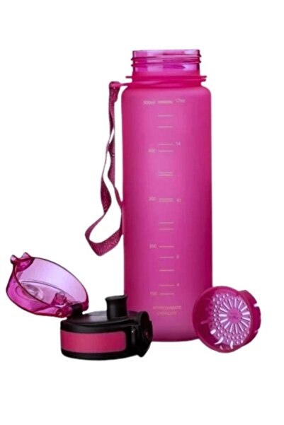 Uzspace Vagonlife 3038 1000ml Fuchsia Tritan Water Bottle
