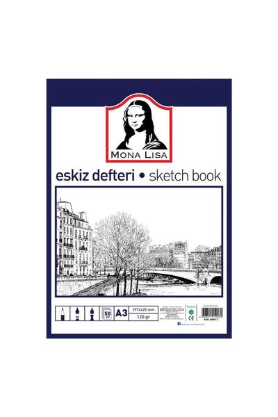 Monalisa Mona lisa sketchbook 50 yp 120 gr a3 bn05-3