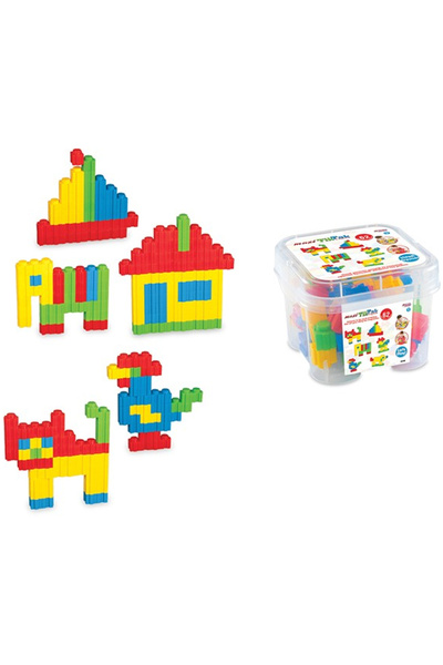 DEDE Oyuncak Maxi Tik-Tak Küçük Boy Box 62 Parça