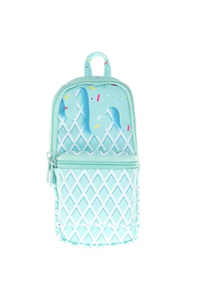 KAUKKO Geantă pentru pixuri Layer Junior Bag Mint Ice Crea K2449