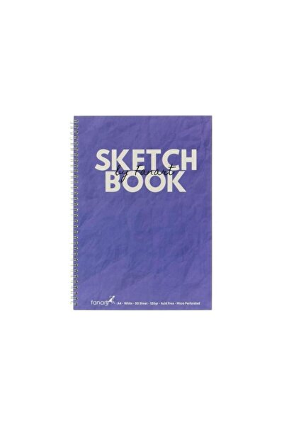Fanart Academy Sketch Book 120 GR Spiralli 50 YP A4 Mor 8672