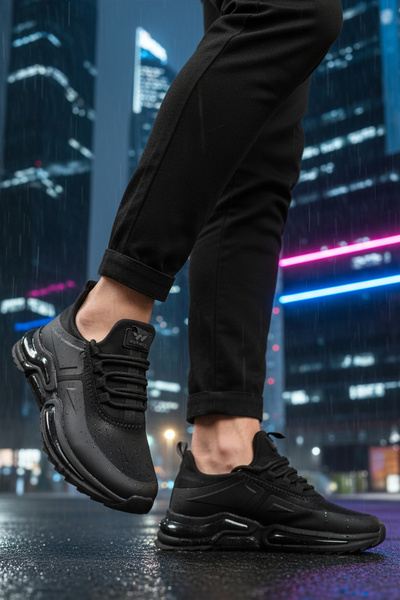 WALKWAY 836 M Μαύρα Ανδρικά ελαφρύ Ελαφρά εύκαμπτα αθλητικά παπούτσια