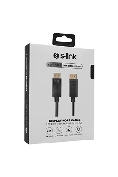 S-LINK SW-SGG030 1.5m Display Port M-M Kablo