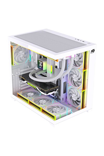 Next Gaming Alpha Neon 7x ARGB Fan Kumanda ve Kontrolcü ATX Boş Bilgisayar Ka...