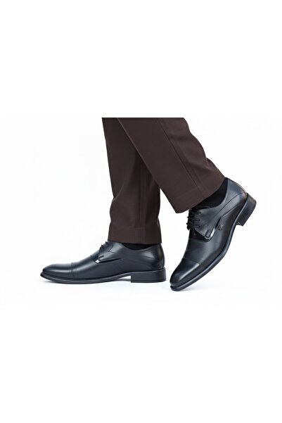 LİCCAS Erkek Mevsimlik Klasik Kundura Hakiki Deri Kauççuk Taban Bağcıklı Suya...