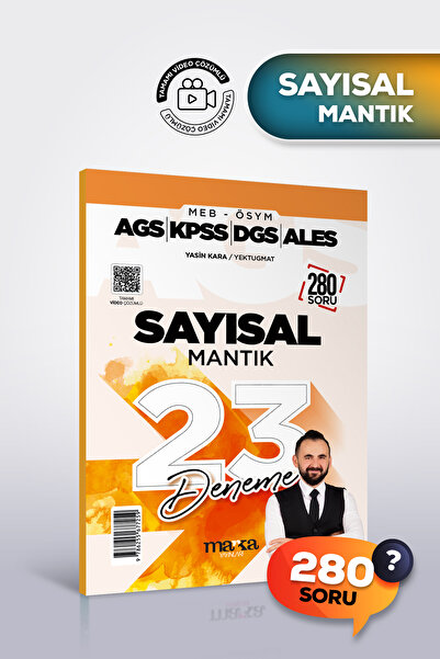 Marka Yayınları 2026 Model MEB ÖSYM AGS KPSS DGS ALES Sayısal Mantık 23 Deneme