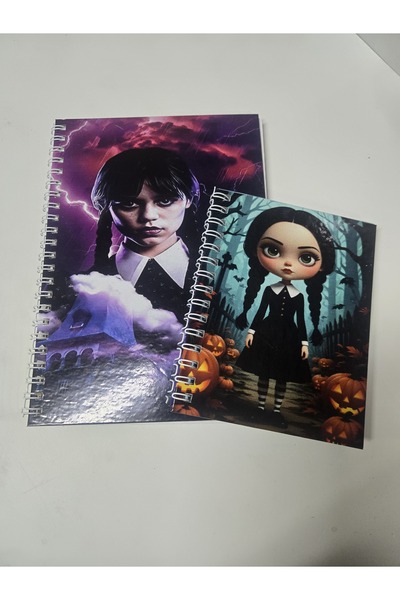 SIRADIŞI REKLAM Wednesday Printed 2-Piece Notebook