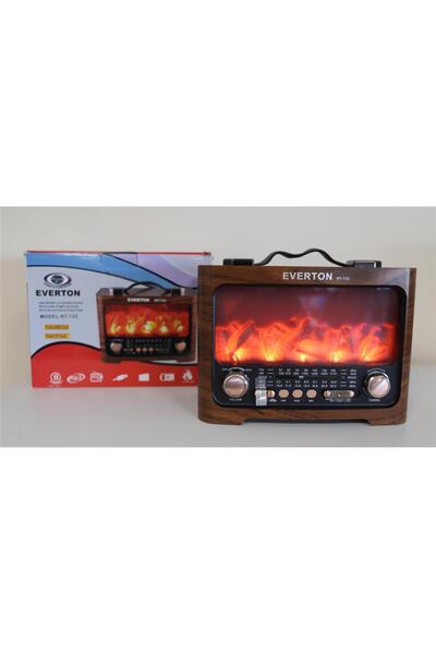 Everton Rt-733 Bluetooth Fm-Usb-Tf-Aux Şarjlı Nostaljik Radyo