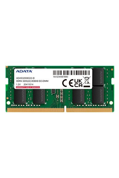Adata 8GB DDR4 3200MHz 260Pin 1.2V Notebook Ram