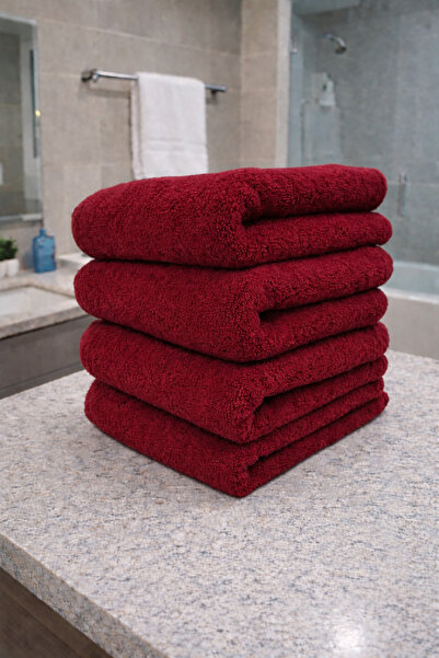 Bambus 90x50 6'lı %100 Pamuklu Düz Renkli Berber Misafir El / Yüz Havlusu