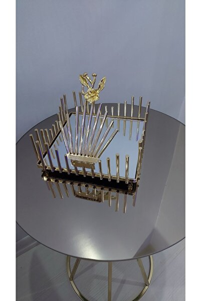 AsilHome حامل مناديل مربع مقطوع بالليزر بنمط عصا