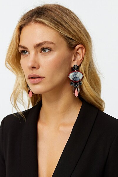HAZAL KAYA ATELIER Charmlı Stone Resin Women's Earrings