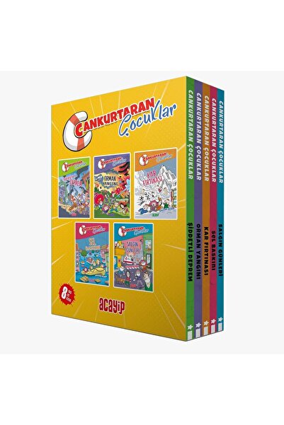 Acayip Kitaplar Cankurtaran Çocuklar Kutulu 5 Kitap/Gülhan Alışık/Acayip