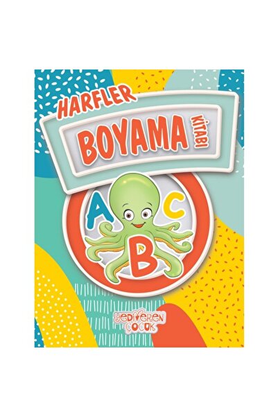 Yediveren Çocuk Letters Coloring Book Book Current Collective Children and Yo...
