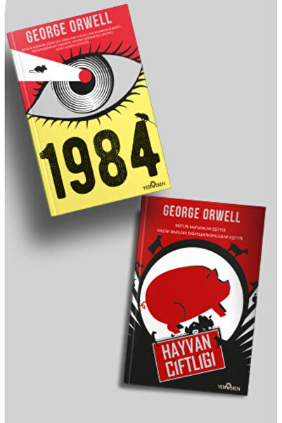 Yediveren Yayınları George Orwell Kitap Seti 2 Kitap Takım 1984 - Hayvan Çift...