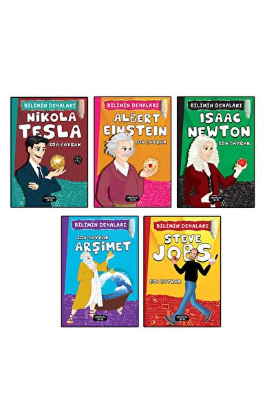 Yediveren Çocuk Bilimin Dehaları Seti -1 5 Kitap Takım