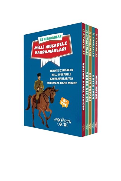 Yediveren Çocuk İz Bırakanlar- Milli Mücadele Kahramanları Set 5 Kitap Takım