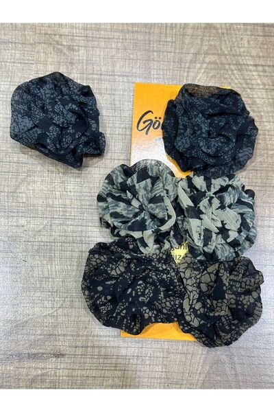 Gönülden Tasarım 6 komada šarenih kopči za kosu sa zakopčom 7x7 cm