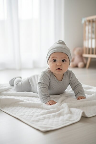 Story Baby Baklava Jakarlı Welsoft Bebek Battaniyesi 90 X 90 cm