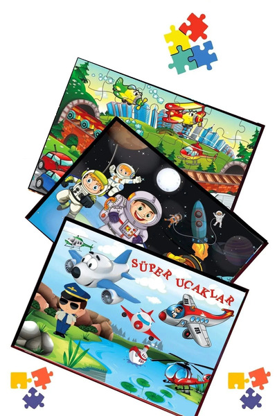 Toyspark Puzzle-3 Lü Set (3*24 PARÇA)