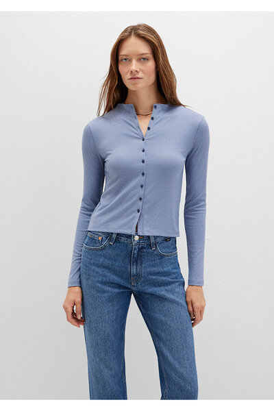 Mavi 1613695-86802 Combed Cotton with Front Buttons Model