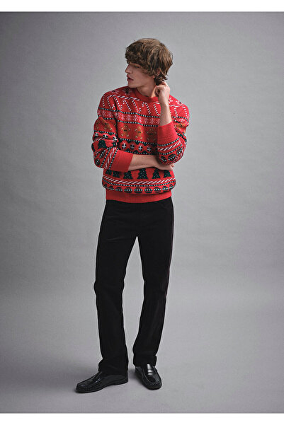 Mavi Christmas Themed Red Sweater Regular Fit / Regular Cut 0710403-85905