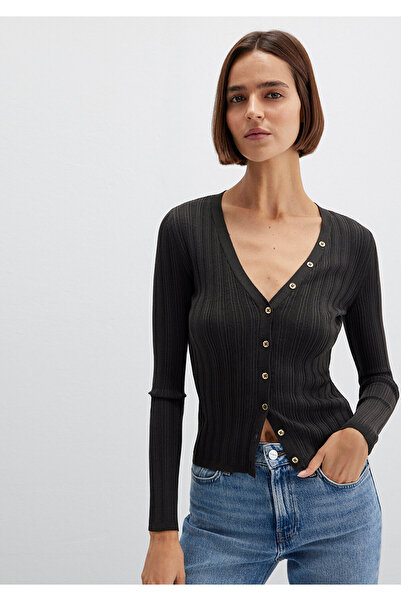 Mavi Антрацитова кофта Fitted / Облягаючий крій 1710864-70262