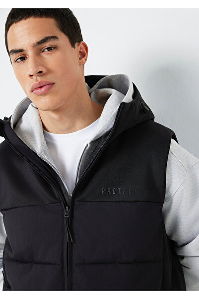 Mavi Erkek Non Denim Kapüşonlu Yelek M0110786-71379