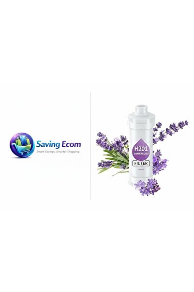 H201 فلتر دش برائحة اللافندر، سهل التركيب مع فلتر فيتامين سي
