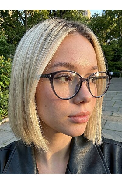 funeyes Victoria Smoked Cat Eye 49 Ekartman (Fits Small and Medium Faces) Blu...