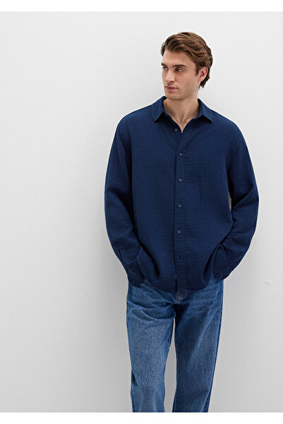 Mavi Синя сорочка Regular Fit / Нормальний крій 0211518-80872