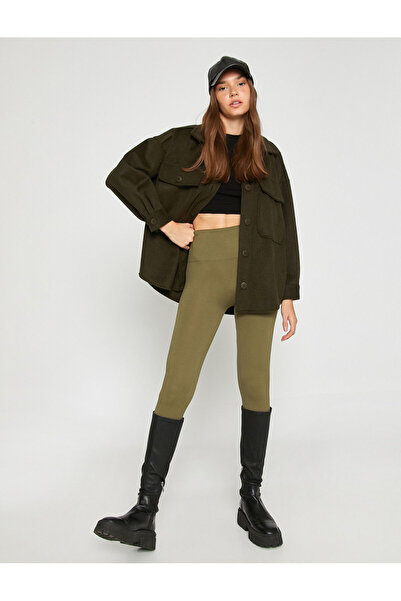 Koton Leggings mit hoher Taille – Basic-Modell