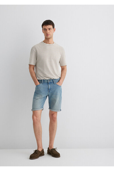 Mavi Brian 90S Vintage Indigo Blue Jean Shorts 0418485360