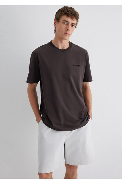 Mavi Dark Brown Men's T-Shirt M0612733-70219