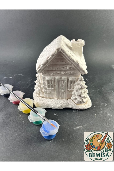 BEMİSA Ev Tütsülük Boyama Seti Fırça Boya Hepsi Birlikte Kendin Boya