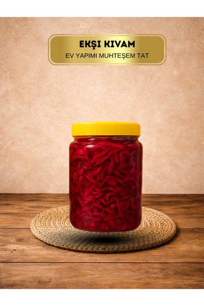 Baharat Şefi Doğal Mor Lahana Turşusu 1KG