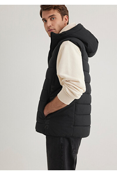 Mavi Detailed Black Inflatable Vest - Cross Fit with Door