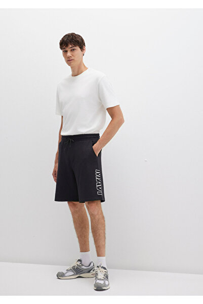 Mavi Black Printed Shorts -0410225-900