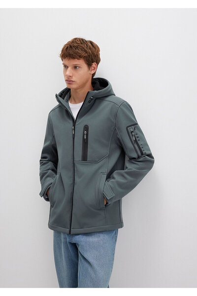 Mavi Jachetă de scuba verde hidrofugă K cu glugă S slim fit / Dar K croială 0...