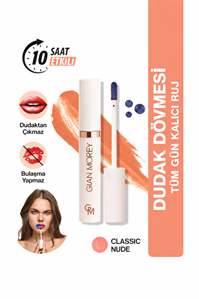 Gian Morey Dudak Dövmesi Classic Nude Kalıcı Ruj