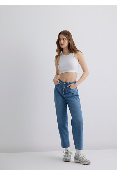 Mavi Lila Iconic Gölgeli Indigo Mavisi Jean Pantolon 101354-85535