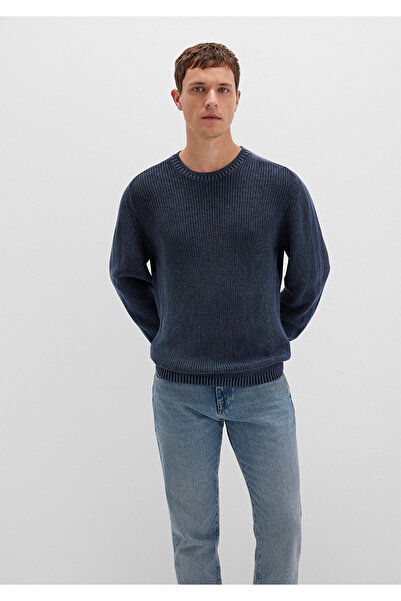 Mavi Navy Blue Slim Fit Crew Neck Sweater - 070767 -34319