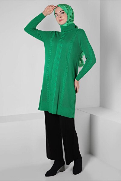 Alvina PLETENA TUNIKA SA VISOKIM KRAVATOM 44019