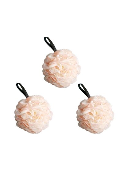 Choice3 3 قطع من كرات الاستحمام الكبيرة الوردية الغنية بالفقاعات، ليفة استحما...