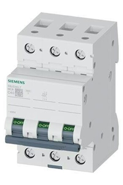 Siemens 5SL6340-7YA | 3 Faz 40A C Tipi 6kA Trifaze Otomatik Sigorta